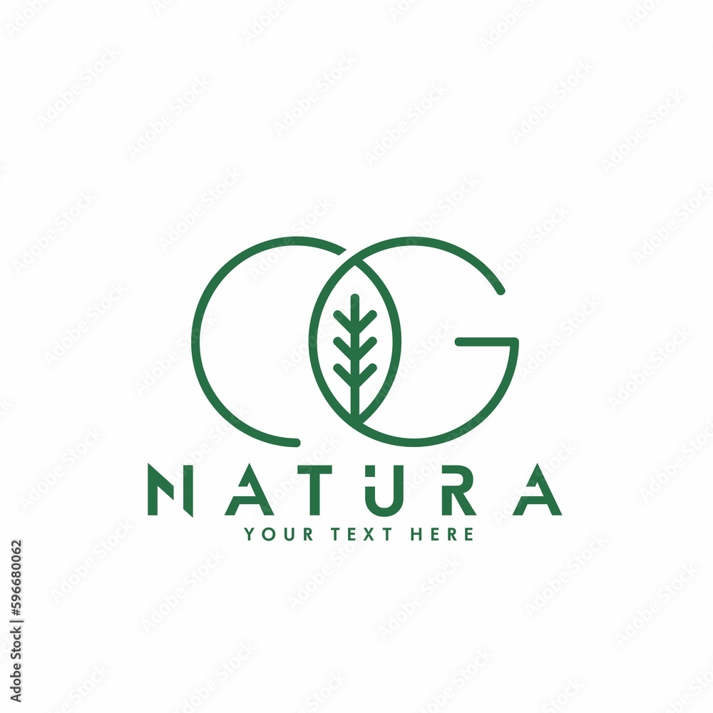 Natura eco-friendly sustainable business company logo green color and white background designs