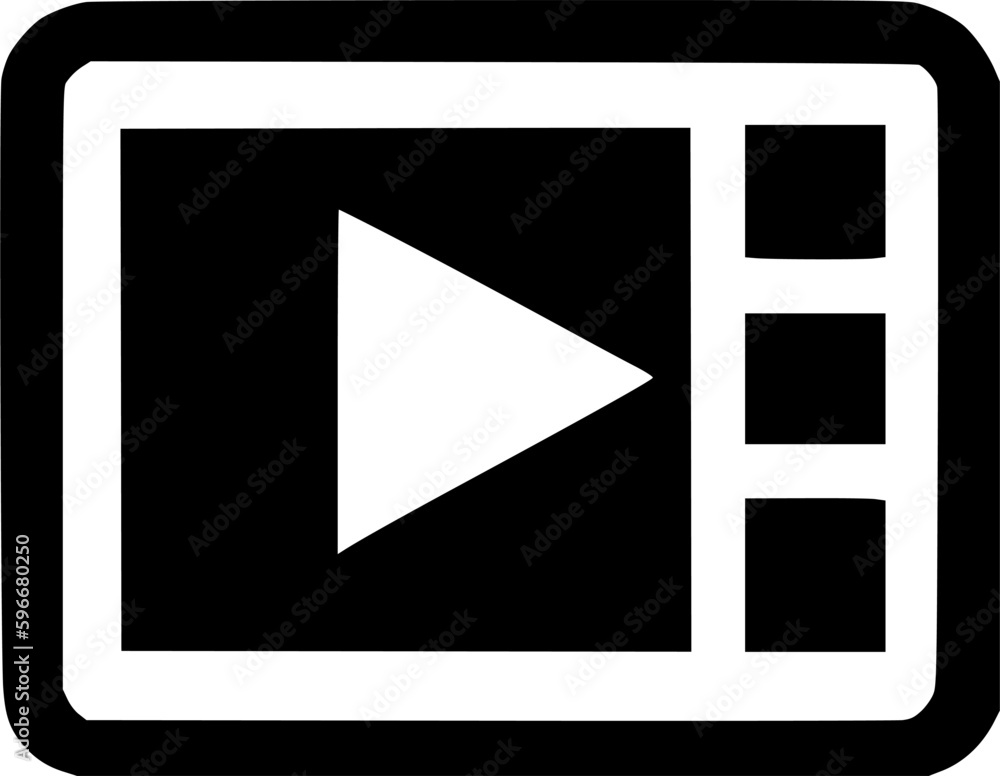 video icon vector symbol design illustration video icon vector symbol design illustration
