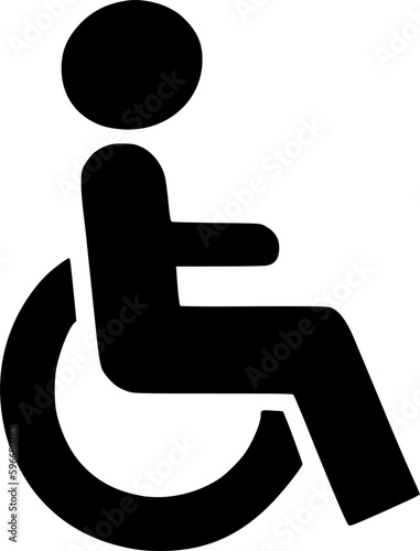 disability icon vector symbol design illustration