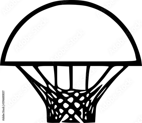 basketball hoop icon vector symbol design illustration