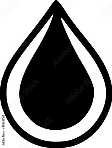 droplet icon vector symbol design illustration