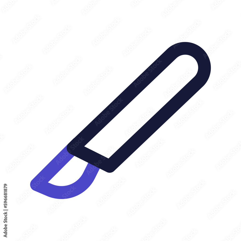 scalpel line color icon scalpel line color icon