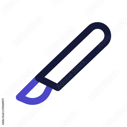 scalpel line color icon