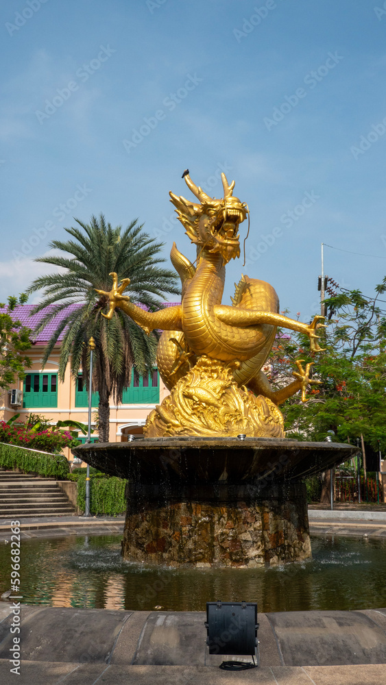 fountain in Phuket town fountain in Phuket town