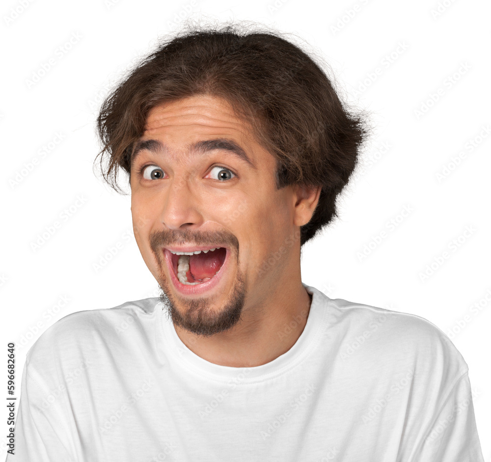 Portrait of an Overjoyed Man Portrait of an Overjoyed Man
