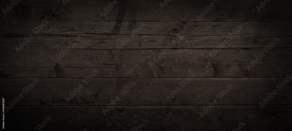 Old brown rustic dark grunge wooden timber wall or floor or table texture - wood background banner Old brown rustic dark grunge wooden timber wall or floor or table texture - wood background banner