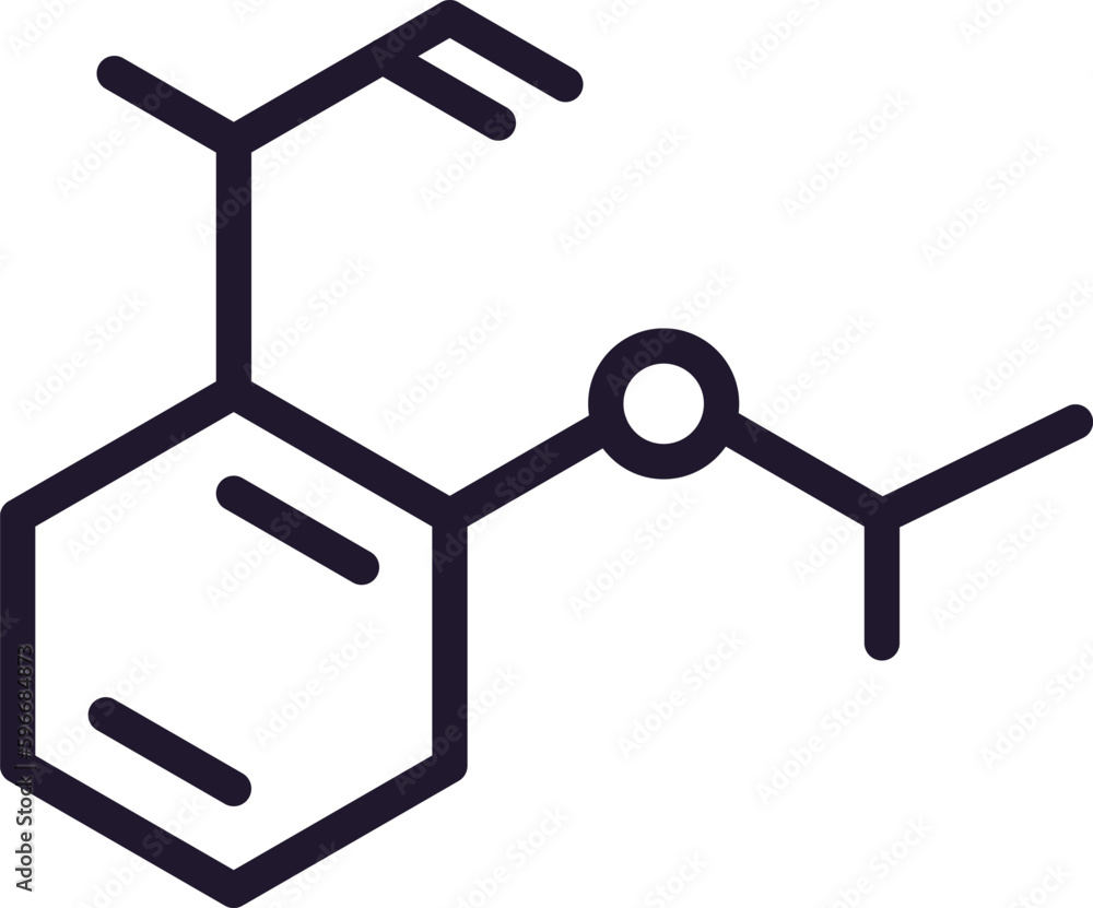 Single line icon of molecule High quality vector illustration for design, web sites, internet shops, online books etc. Editable stroke in trendy flat style isolated on white background Single line icon of molecule High quality vector illustration for design, web sites, internet shops, online books etc. Editable stroke in trendy flat style isolated on white background