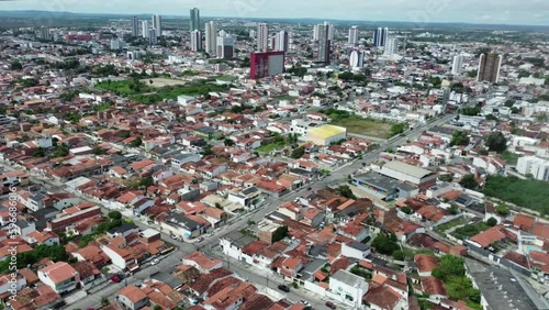 feira de santana, bahia, brazil - april 23, 2023: Aerial view of the city of Feira de Santana.
 photo