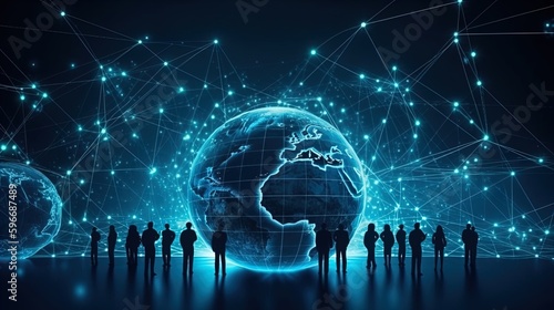 Bridging the Digital Divide: World Telecommunication and Information Society Day Concept in 8K created with generative AI technology