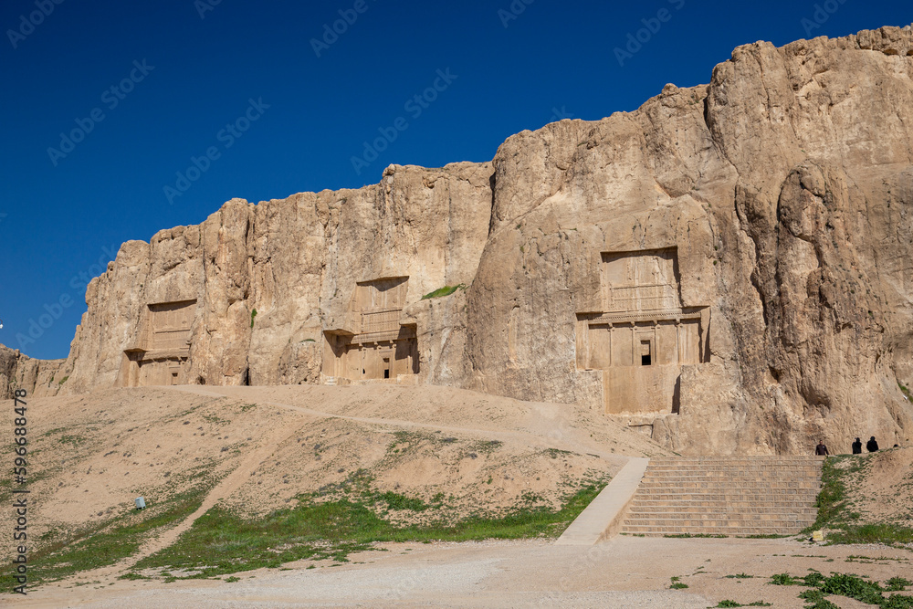 Achaemenid Mausoleum in Naqsh-e Rostam, Fars, iran