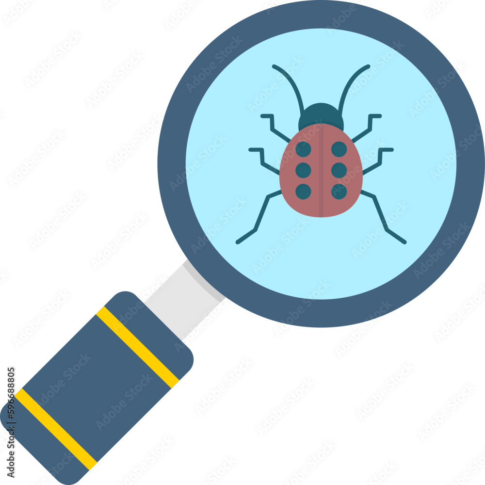 Fototapeta premium Search Virus Icon