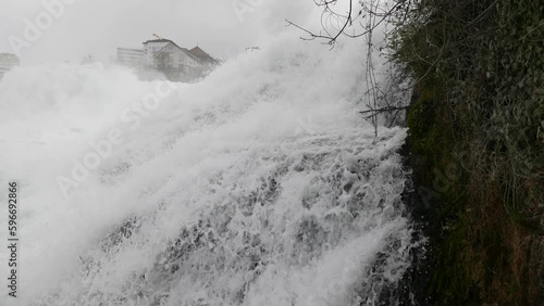 Rhine Falls the largest waterfall in Europe, Schaffausen , Switzerland photo