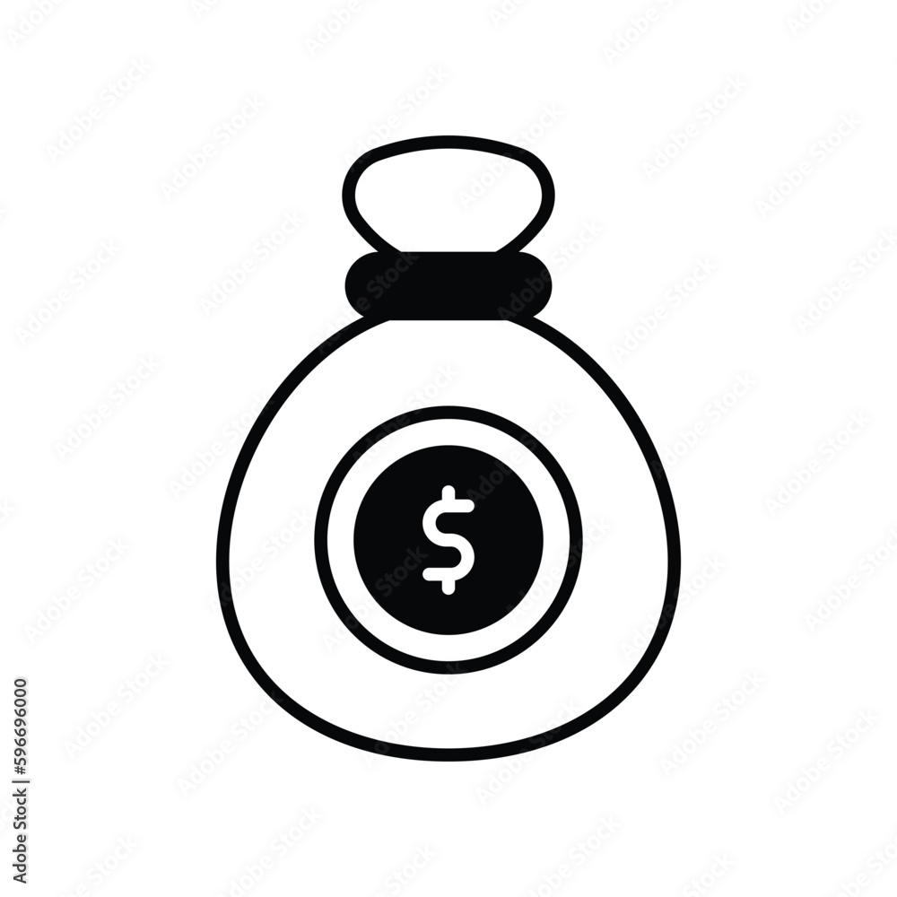 Investment icon stock illustration. Investment icon stock illustration.