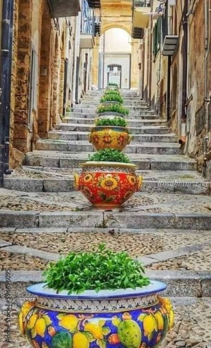 Fototapeta Naklejka Na Ścianę i Meble -  street in the old town