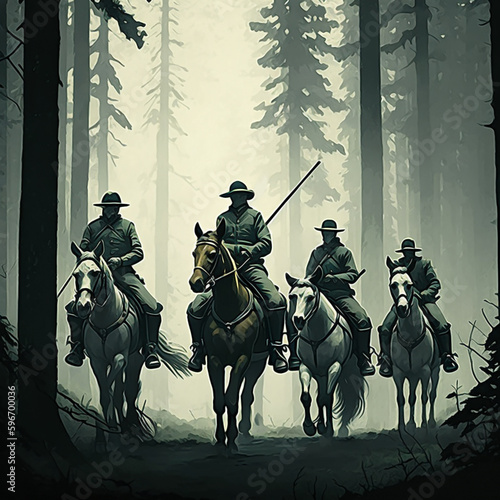 cavalry illustration © taufiq