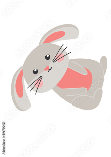 Cute Rabbit Lying Around