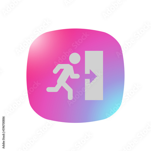 Exit - Pictogram (icon) 