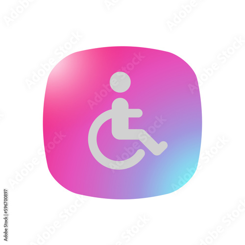 Wheelchair - Pictogram (icon) 