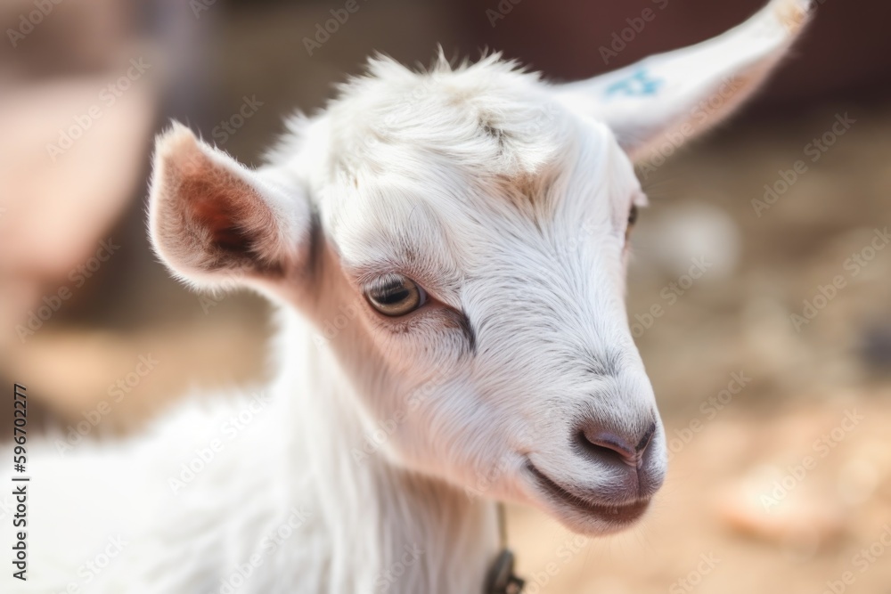 baby goat , ai generative