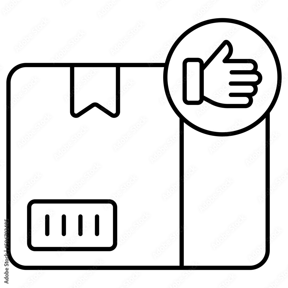 A flat design icon of customer feedback A flat design icon of customer feedback