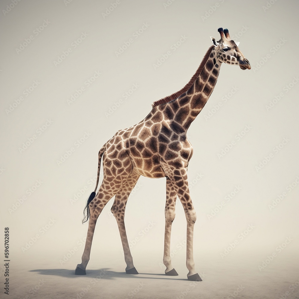 Obraz premium giraffe in the sand
