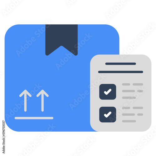 Perfect design icon of logistic list