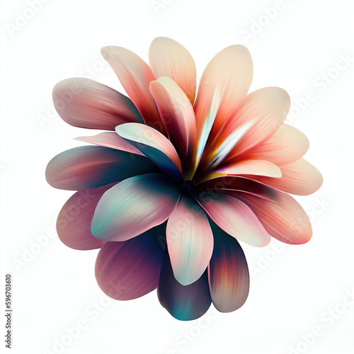 3D rendering of floral lily. pink flower Banner image for Mother's Day, Women's Day, flower blossom, romantic, and Valentine's Day.