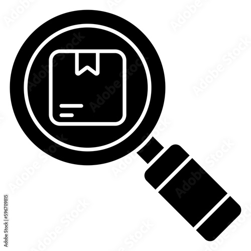 Perfect design icon of search parcel 