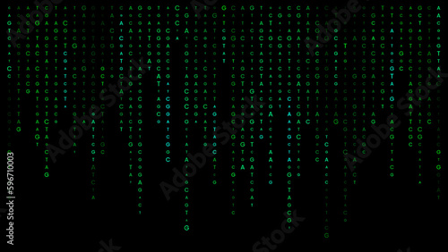 AGCT genomic data visualization background