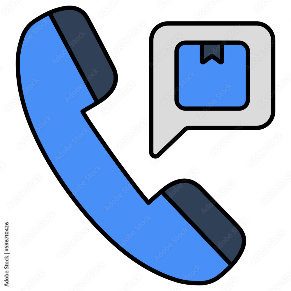 An icon design of logistic call An icon design of logistic call