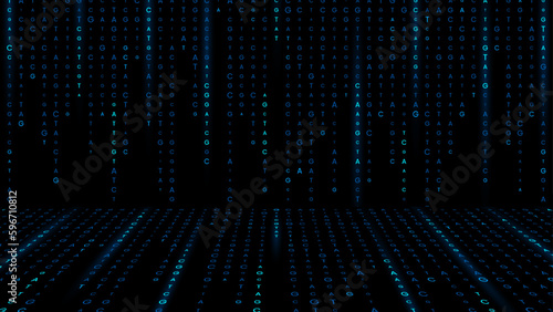 AGCT genomic data visualization background