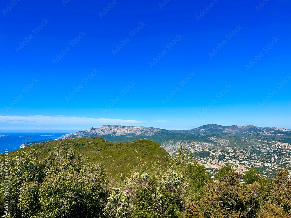 Photoraphy 17 April 2023 - the view from a small town in France called Cassis and it is a beautiful city full of nature.