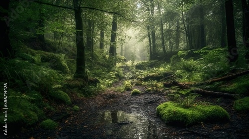 Eine Bache durch den Wald  © Joel