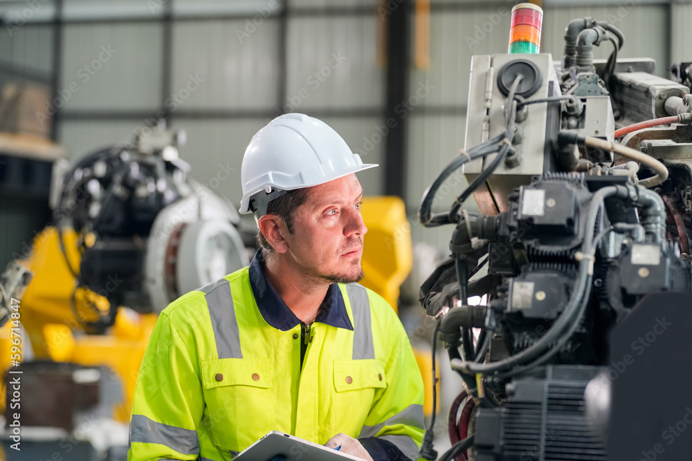 Robotic Arm production lines modern industrial technology. AI Automated production Robotic Arm production lines modern industrial technology. AI Automated production