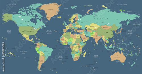 world map