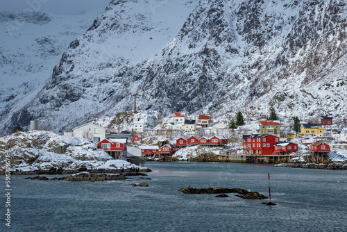 "A" village on Lofoten Islands, Norway © Smaranda