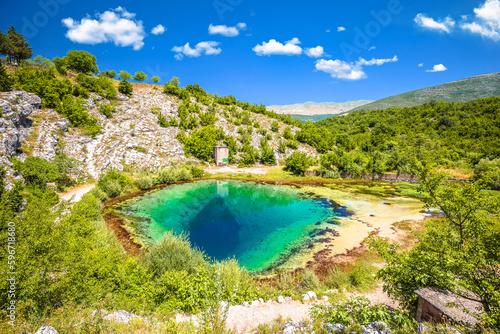 Cetina river source or the eye of the Earth view