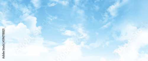 Cloudy blue sky abstract background. Clear blue sky with cloud background