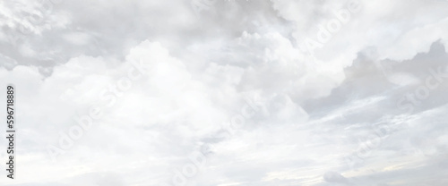 Dark gray dramatic sky with large clouds. Overcast, the clouds are gray. Before becoming rain.