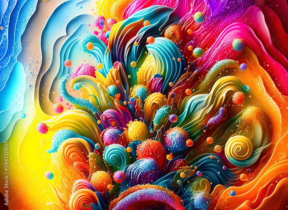 Abstract multicolor background bright colorful fantasy