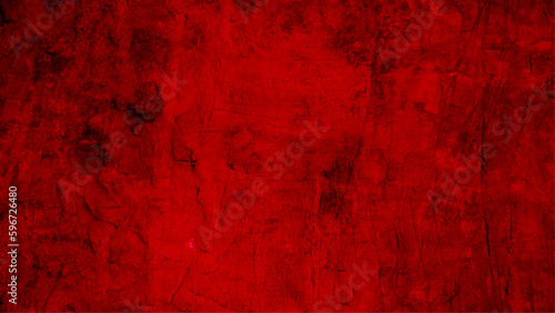 Red light on concrete wall vector background texture illustration. Abstract red background for Halloween or valentine days