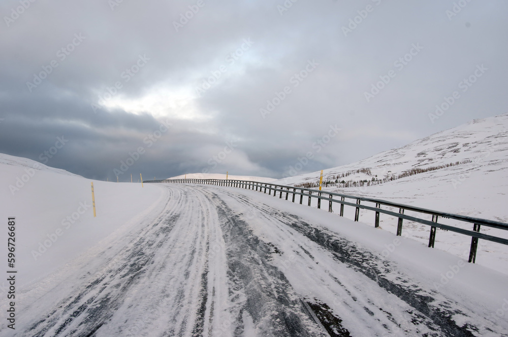 Obraz premium strada islandese, golden ring