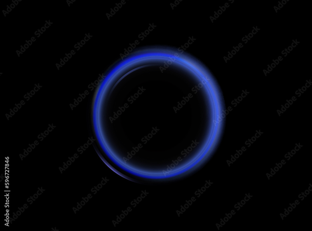 Neon swirl. Curve blue line light effect. Abstract ring background with glowing swirling background. Energy flow tunnel. Blue portal, platform. Magic circle vector. Neon swirl. Curve blue line light effect. Abstract ring background with glowing swirling background. Energy flow tunnel. Blue portal, platform. Magic circle vector.