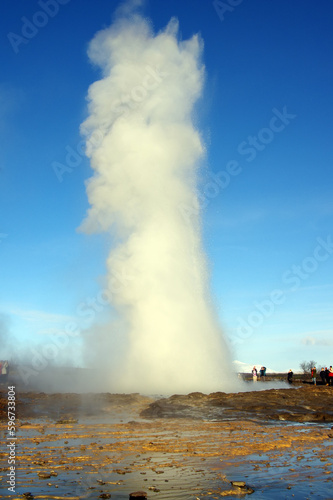 eruzione Geyser, Islanda