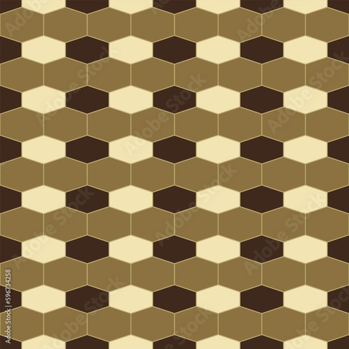 Honeycomb background. Seamless hexagons pattern.