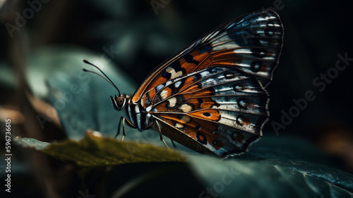 Butterfly. Generative ai © moon