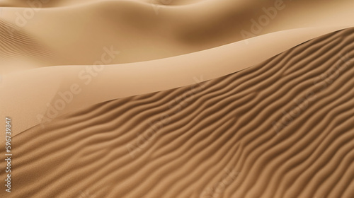 Natural desert background. Illustration AI Generative
