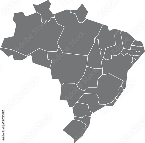 drawing of brazil map.