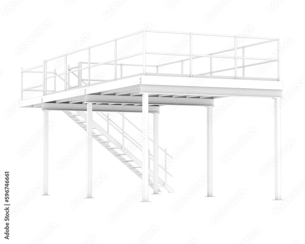 Stairs isolated on transparent background 3d rendering illustration Stairs isolated on transparent background 3d rendering illustration