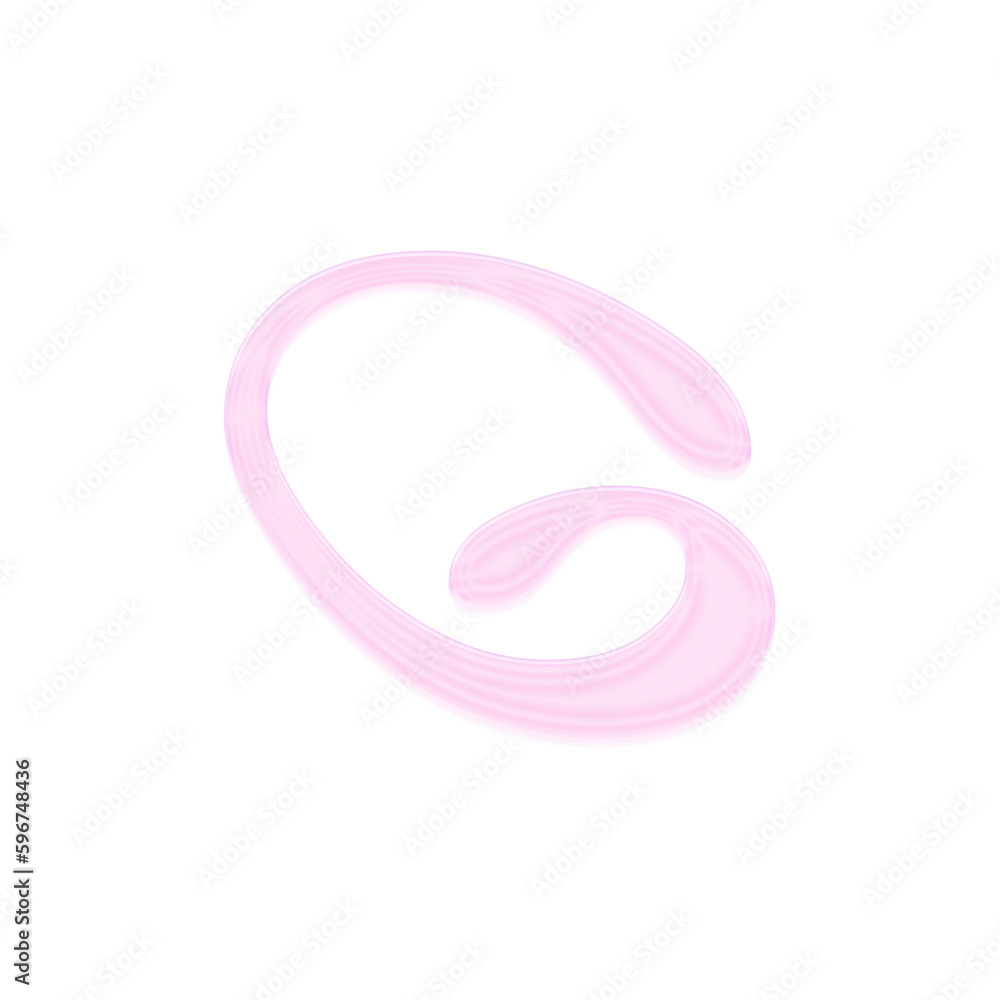 3D Fluid Alphabet G 3D Fluid Alphabet G